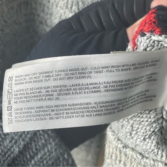 C/Meo Collective Collegiate Preppy Academia Crossover Knit Wrap Sweater, M - Picture 10 of 11